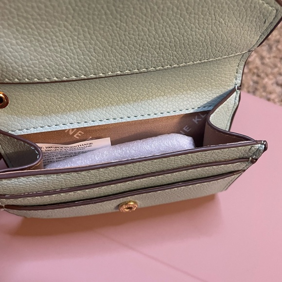 Ann Klein mini purse Gold - stone grey and blue - Picture 4 of 5